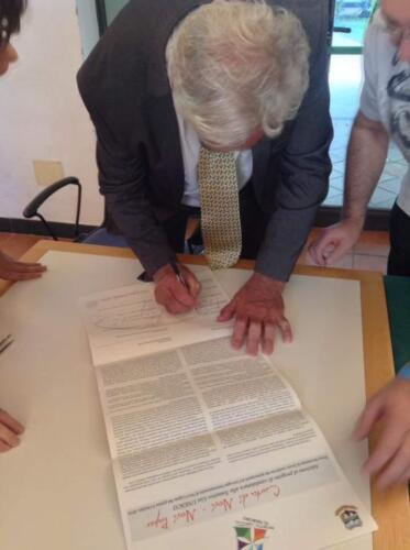 Tantative List UNESCO Oltregiogo Oltremare (Overseas) - Signing of the "Novi Charter"